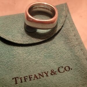 Tiffany & Co. Silver CUSHION Ring Size 8.5